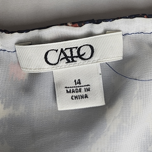 CATO WOMEN Flowing Multicolor Sun Dress Size 14 - Picture 7 of 11